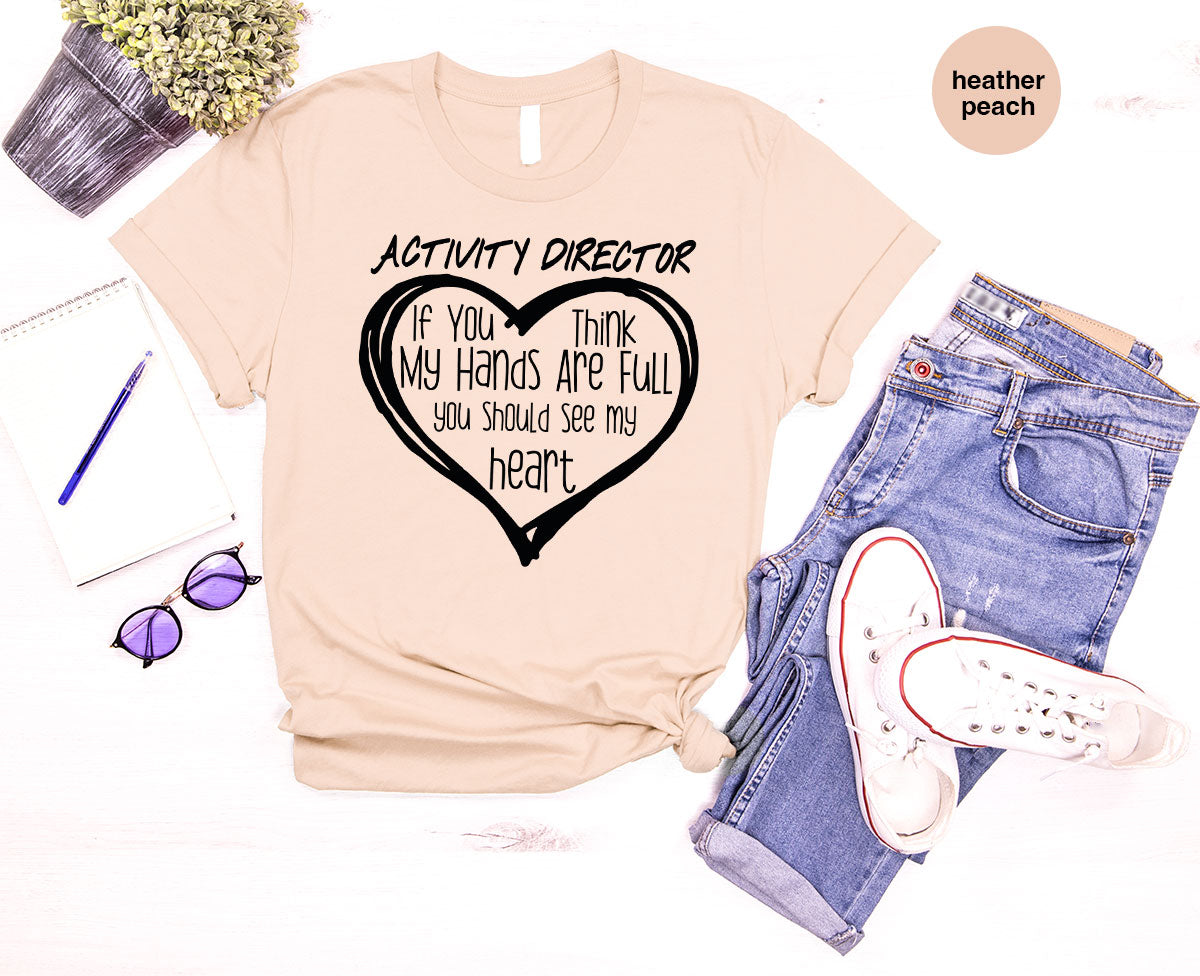 Activity Director Shirt, Love Heart Gift For Couples product image 1