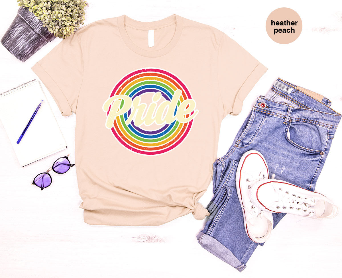 Pride Shirt, LGBT T-Shirt, Tee, Rainbow Graphic product image 10