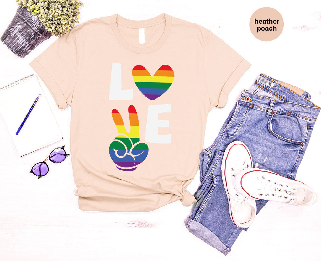 LGBT Love Shirt, Rainbow Glory T-Shirt, Pride Tee product image 13
