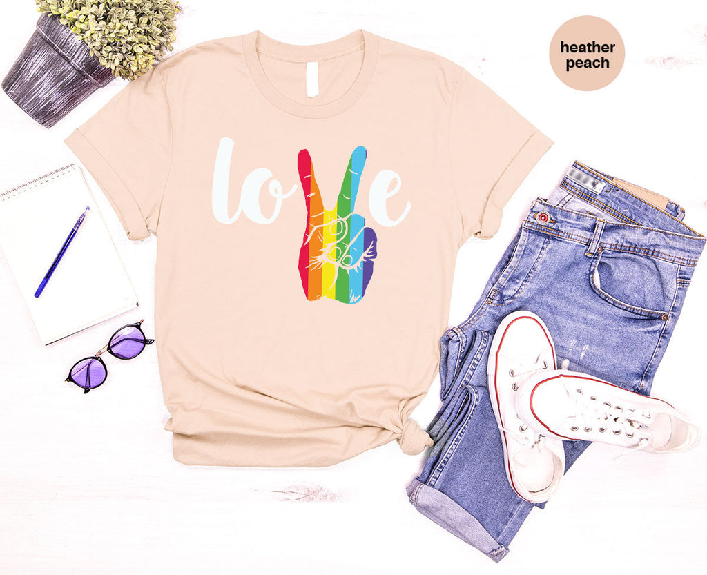 LGBT Love Shirt, Victory T-Shirt, Pride Tee, Glory product image 4