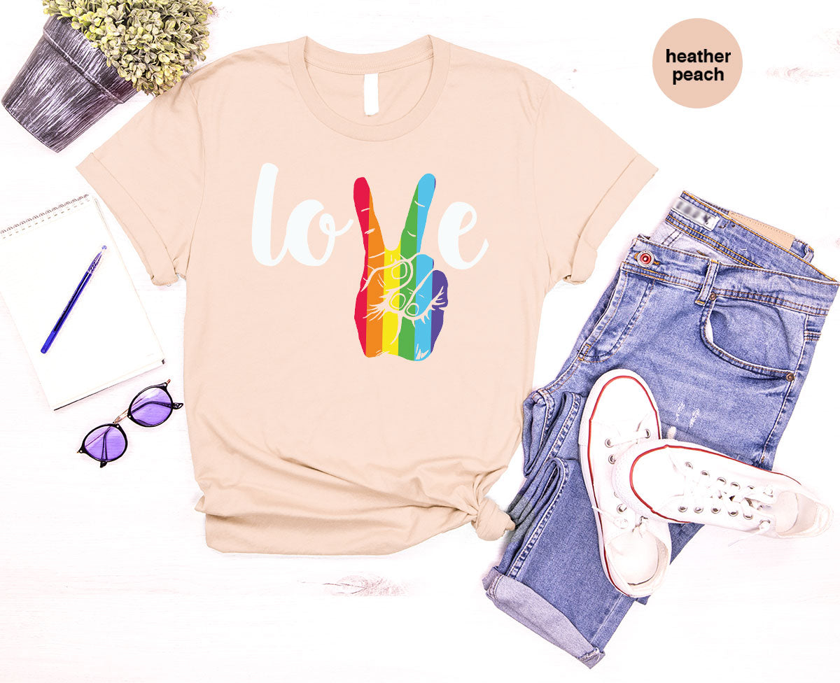 LGBT Love Shirt, Victory T-Shirt, Pride Tee, Glory product image 4