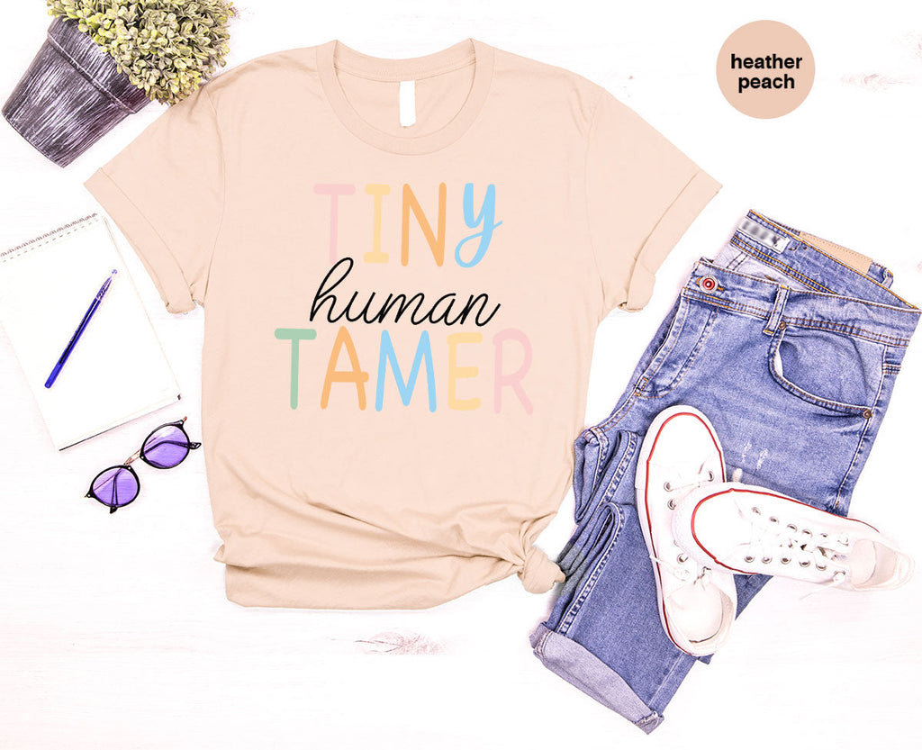 Teacher Shirt, Tiny Human Tamer, Kindergarten Preschool product image 83