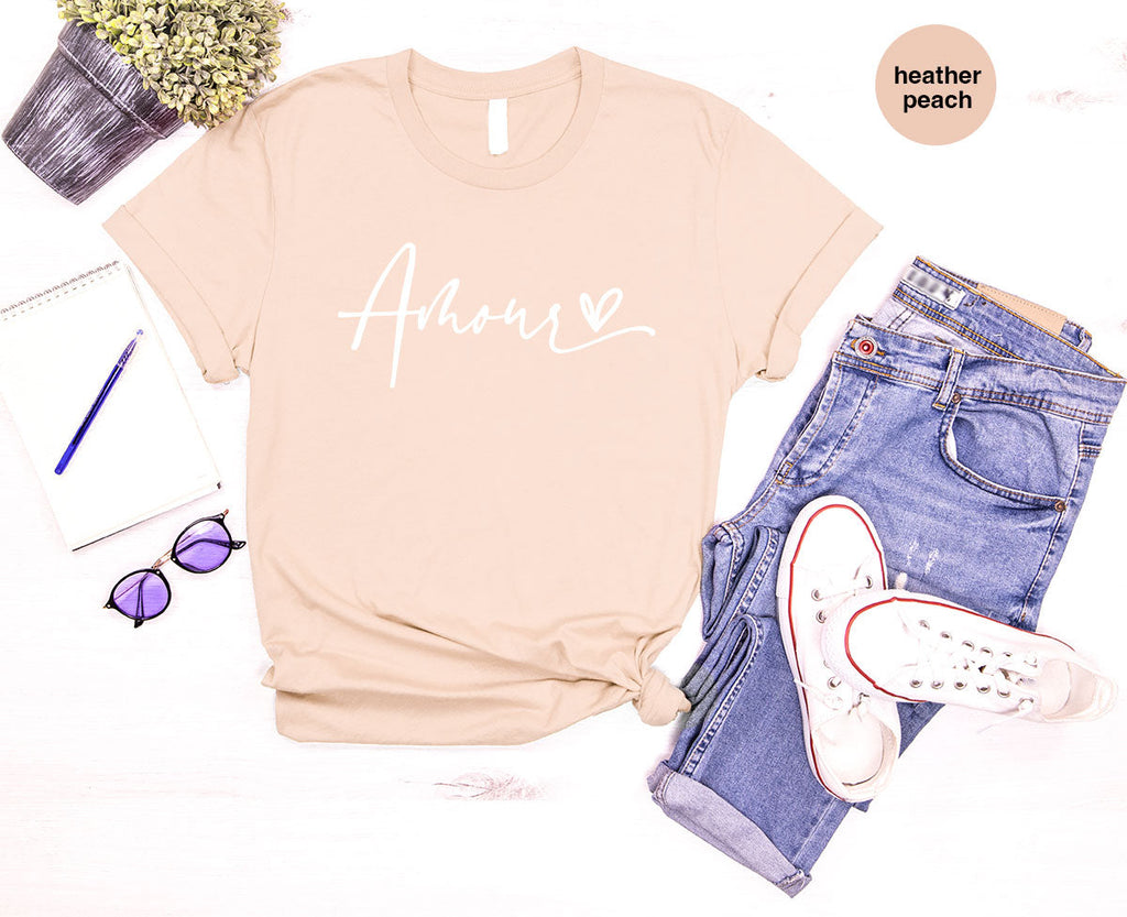 Among T-Shirt, Love Shirt, Heart Valentine's Tee product image 13