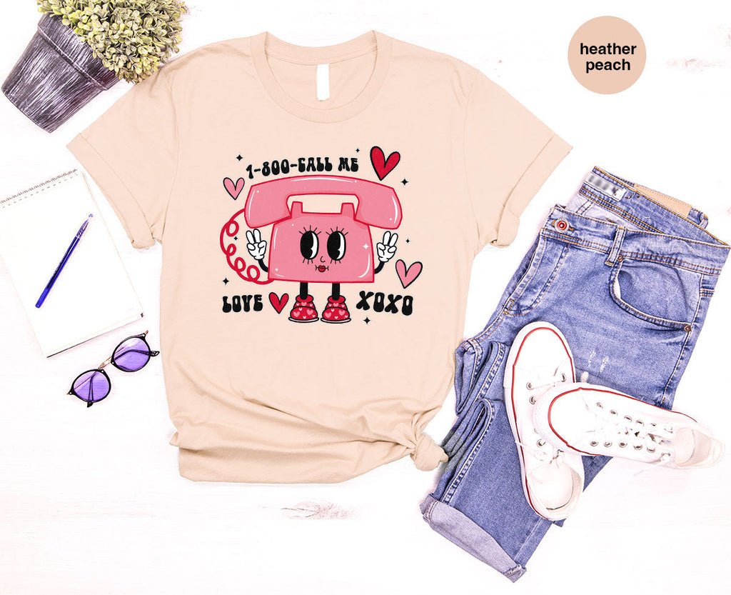 Call Me Lover Shirt, Funny Valentine's Day Cute Love T-Shirt product image 13
