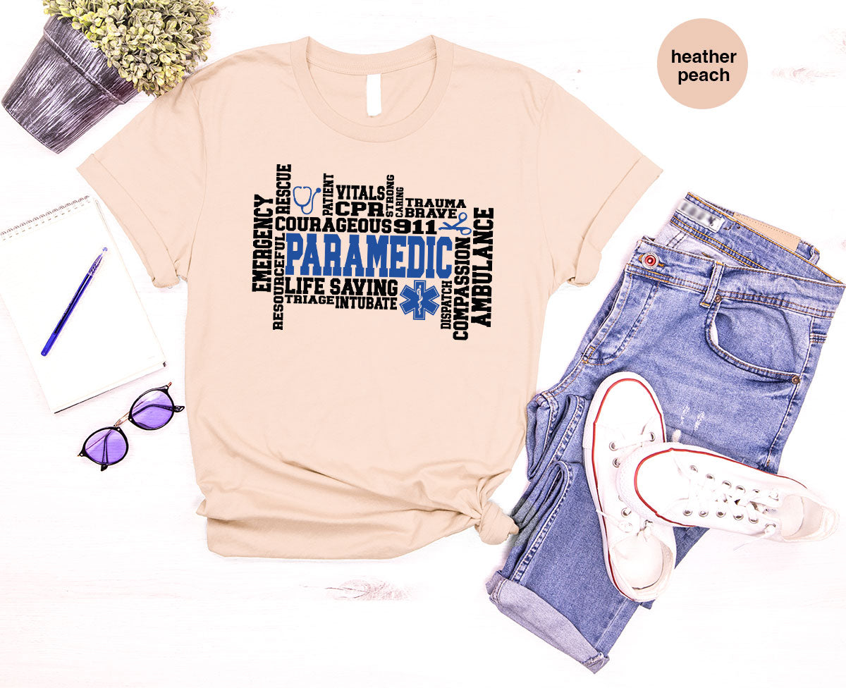 Paramedic T-Shirt, Ambulance Shirt, Life Saver Gift For product image 8