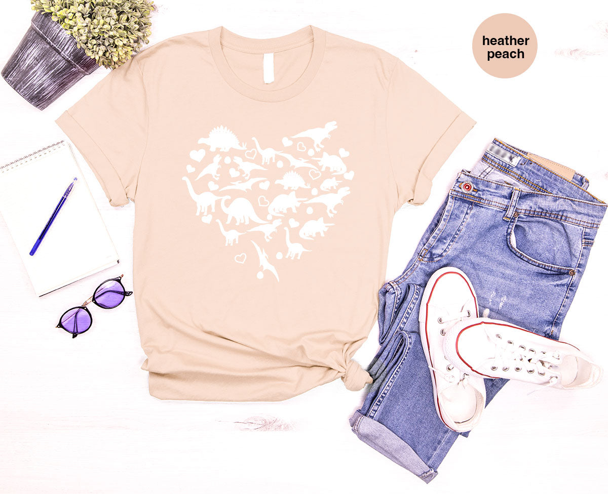 Dinosaur Shirt, Valentine T-Shirt, 2023 Gift product image 8