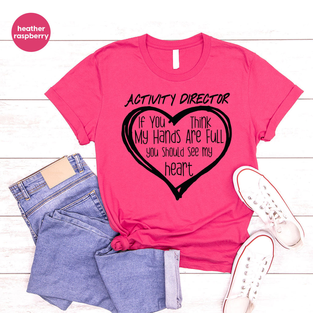 Activity Director Shirt, Love Heart Gift For Couples product image 2