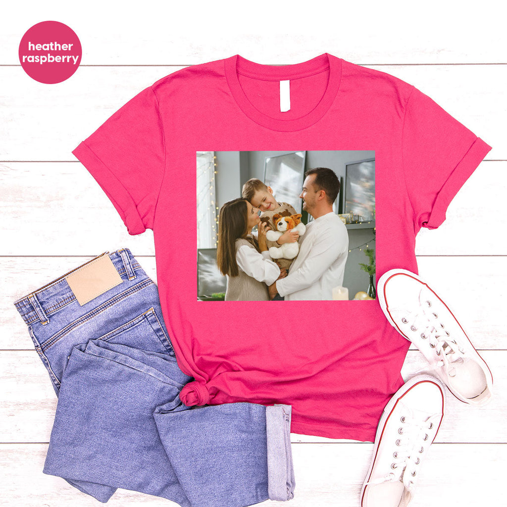 Custom Family T-Shirt, Customizable Photo Shirt, Baby Tee, product image 7