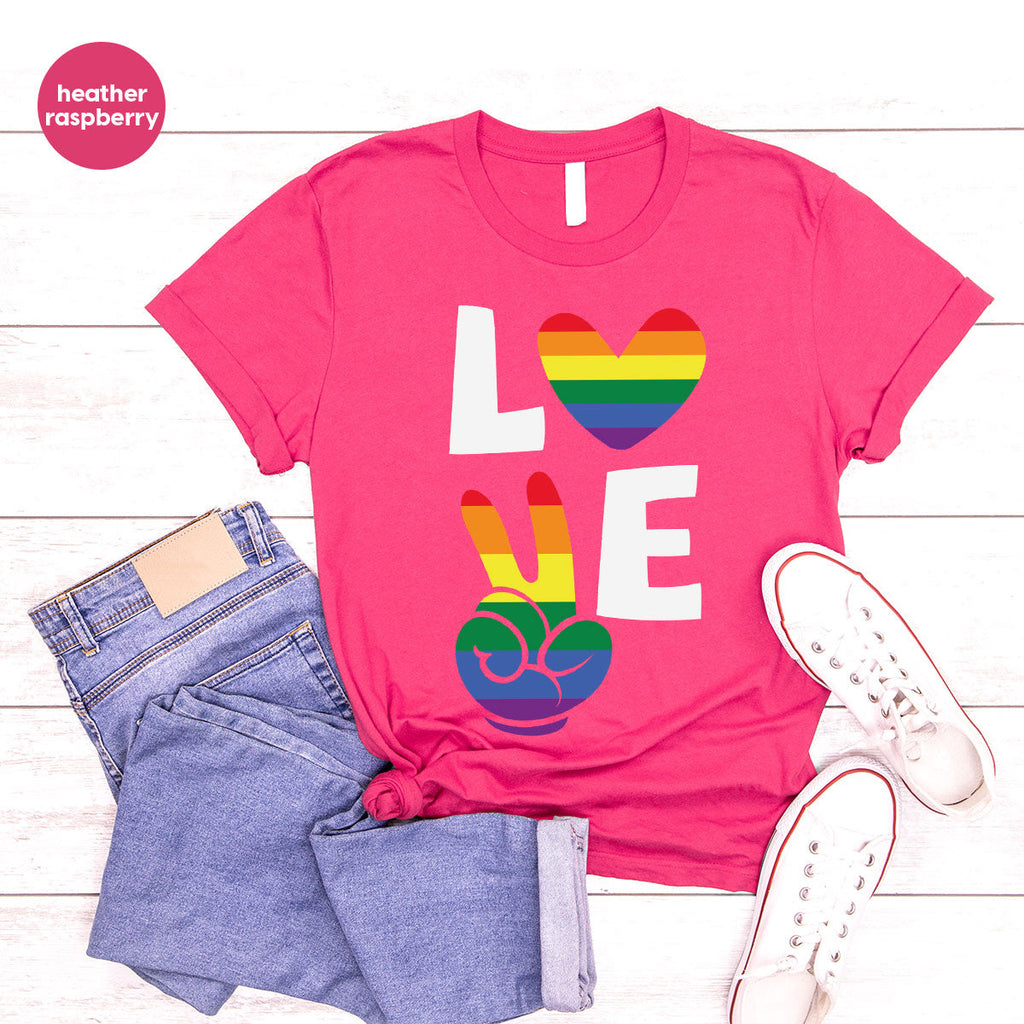 LGBT Love Shirt, Rainbow Glory T-Shirt, Pride Tee product image 14