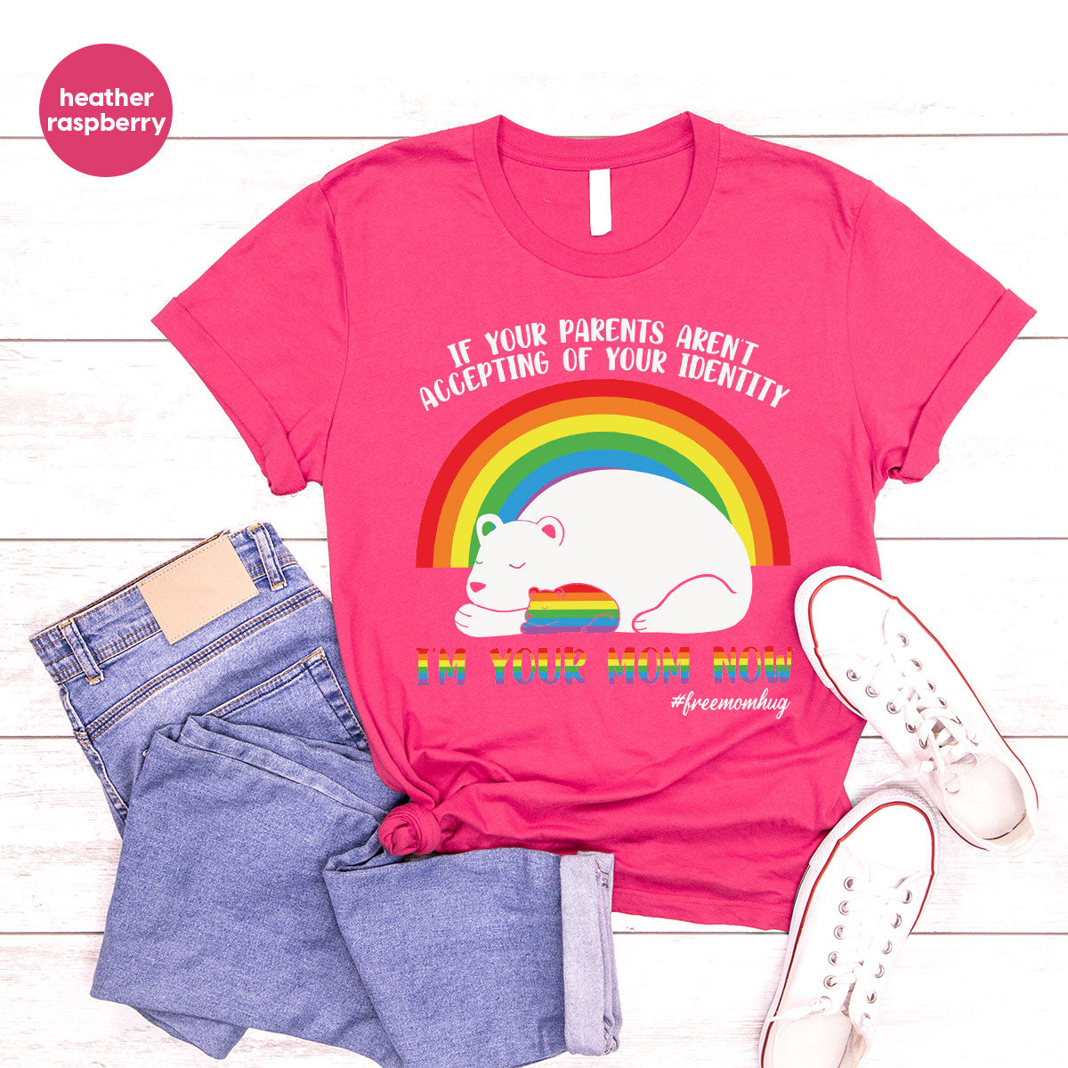 I'm Your Mom Now T-Shirt, Cute LGBT Glory Tee product image 14