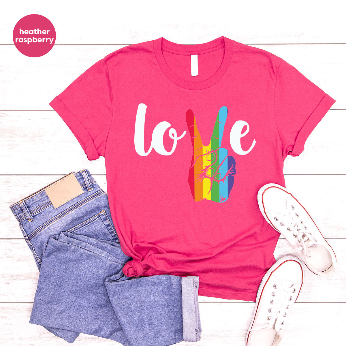 LGBT Love Shirt, Victory T-Shirt, Pride Tee, Glory product image 5
