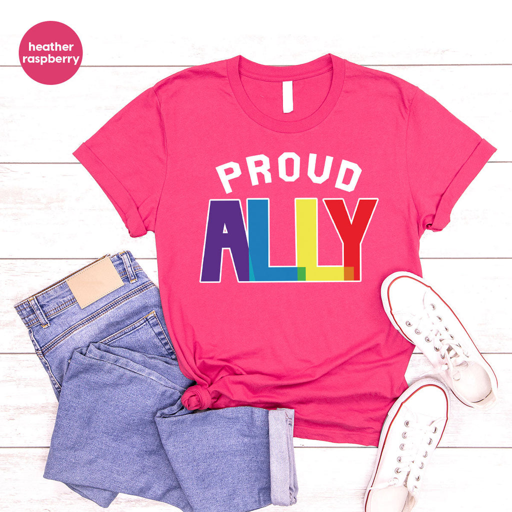 Proud Ally Shirt, LGBT T-Shirt, Tee product image 14