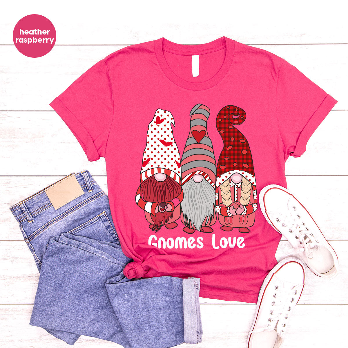 Gnomes Love Shirt, 4ever Best T-Shirt, Valentine's Day 2023 product image 25