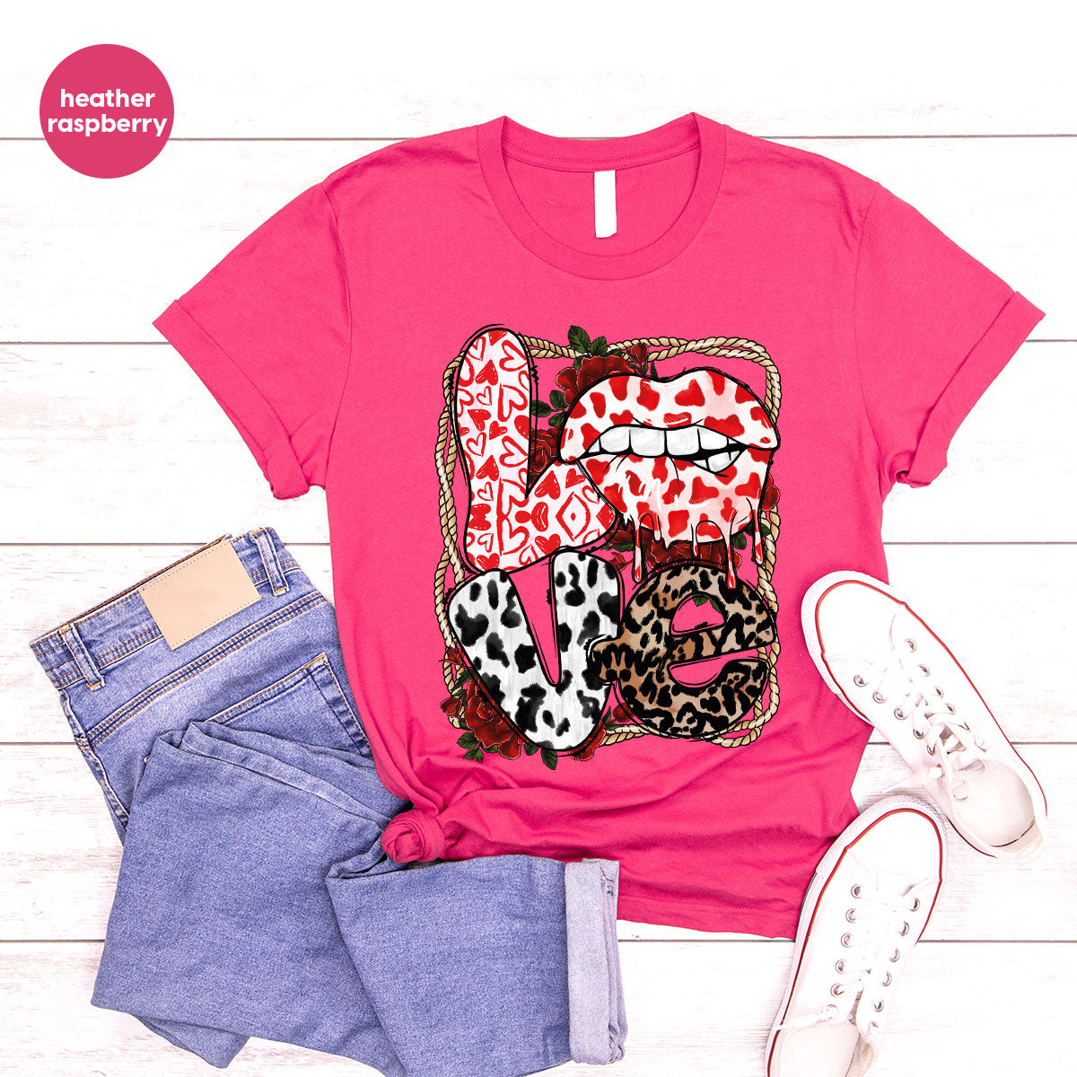 Love Shirt, Lovers Gift, Cool Valentine's Day T-Shirt product image 14