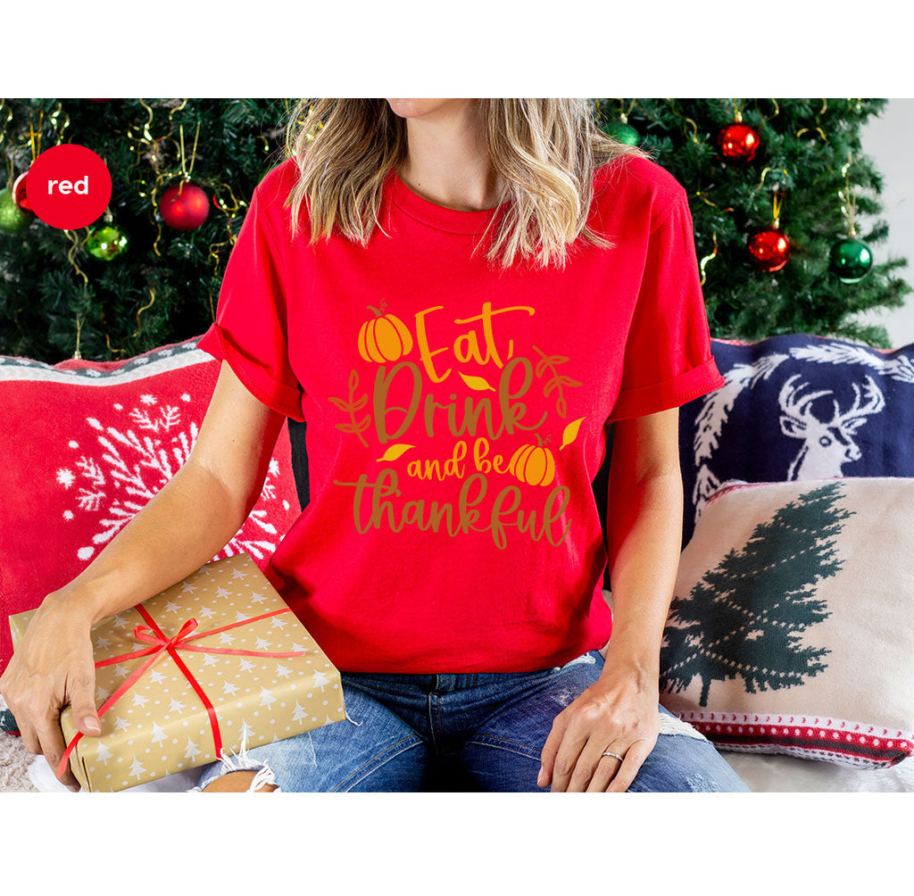 Cute Pumpkin T-Shirt, Fall Graphic Tees, Thankful Gifts product image 28