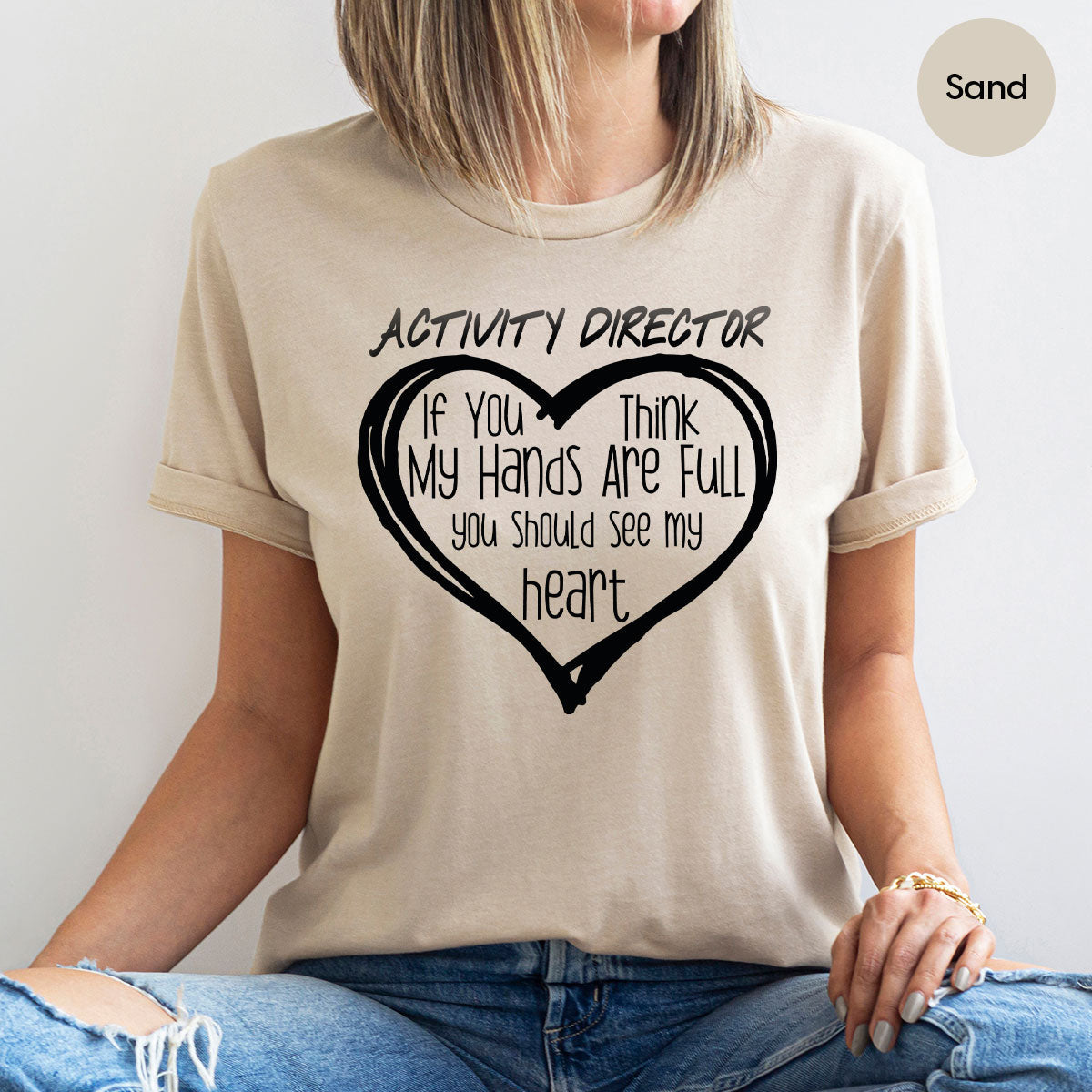 Activity Director Shirt, Love Heart Gift For Couples product image 4