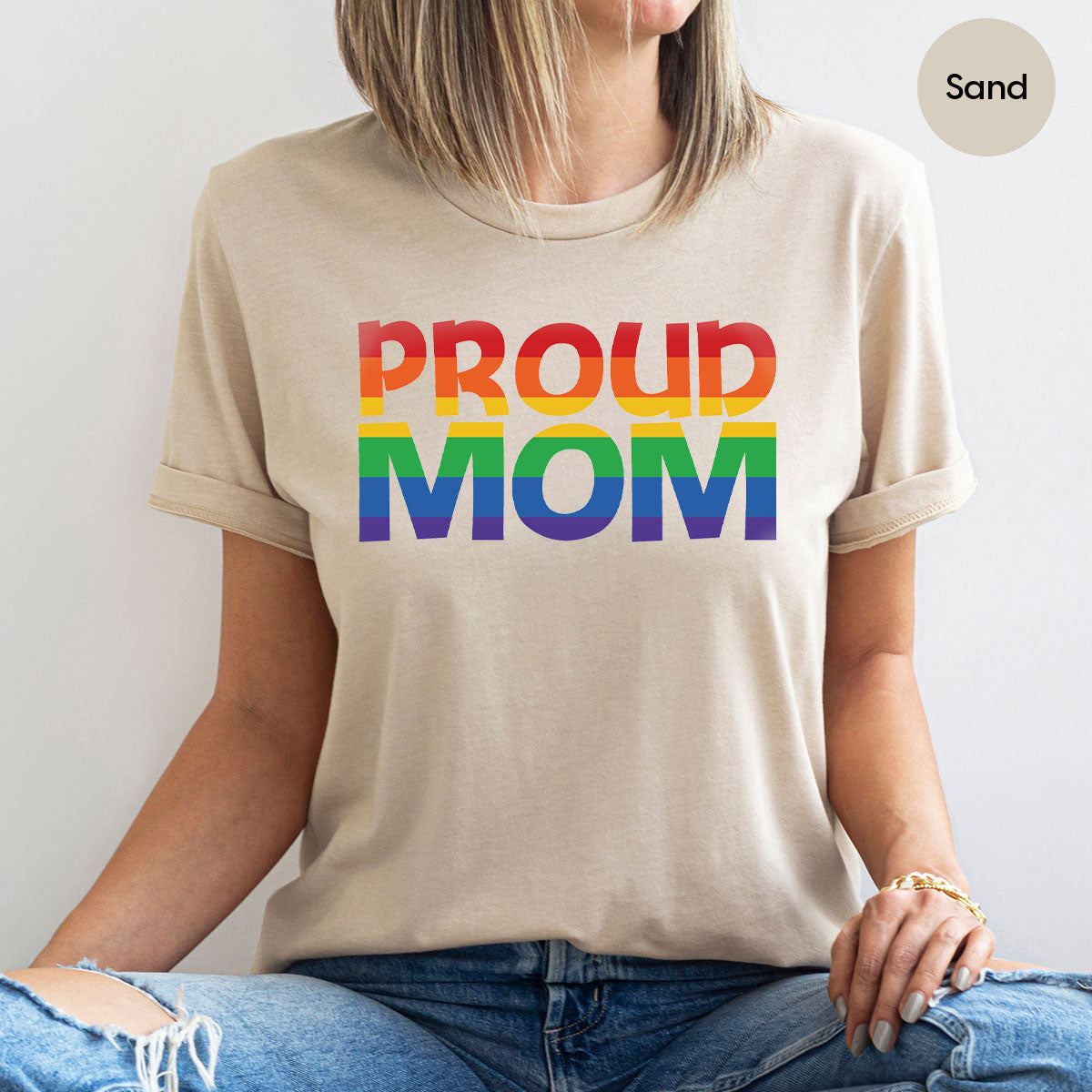 Proud Mom Shirt, LGBT T-Shirt, Tee product image 16