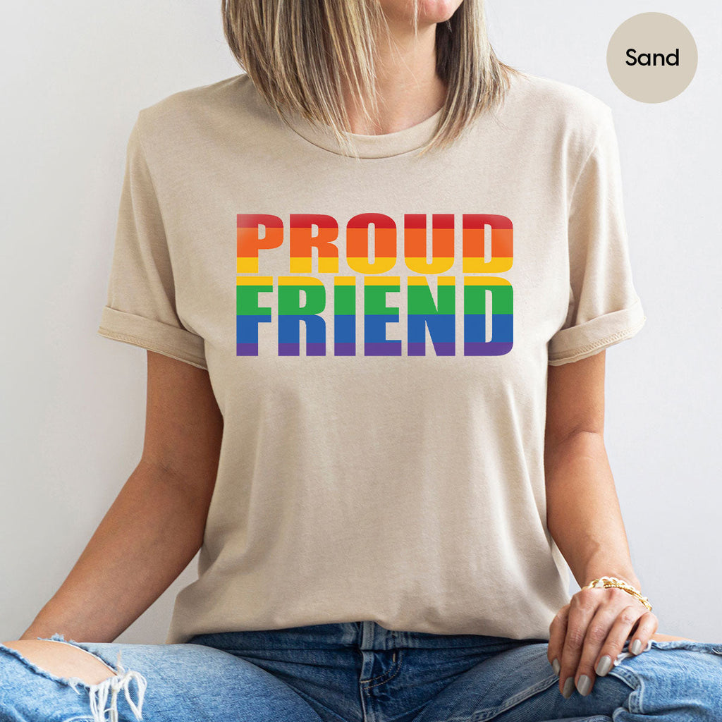 LGBT Friendship Shirt, Proud Friend T-Shirt, Gift Tee product image 13
