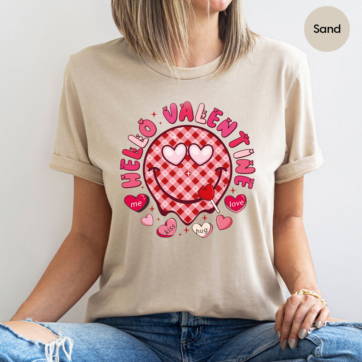 Hello Valentine Shirt, Valentine's Day Love Gift for My product image 112