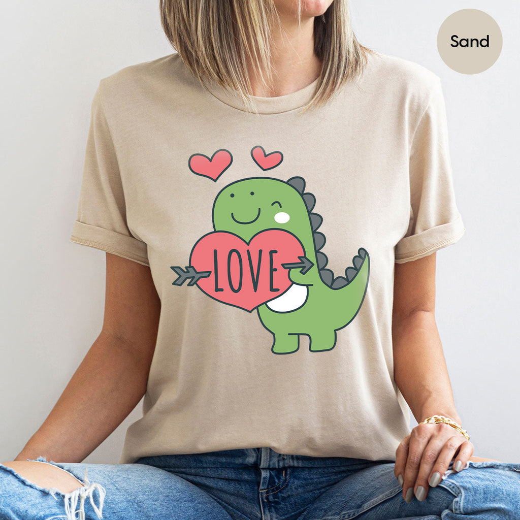 Love Shirt, Lovely Dinosaur Valentine's Day Special For product image 3