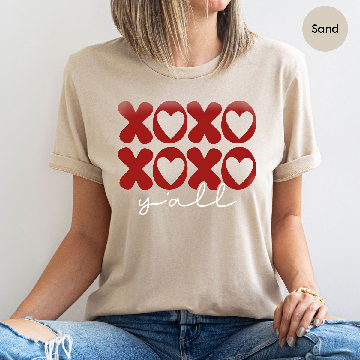 XOXO Shirt, Love Valentine's Day T-Shirt, Couple Match product image 14