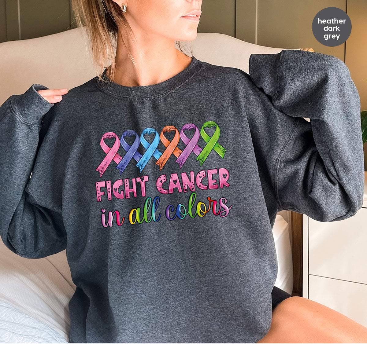 Lung Cancer Shirt, Family Support T-Shirt product image 16