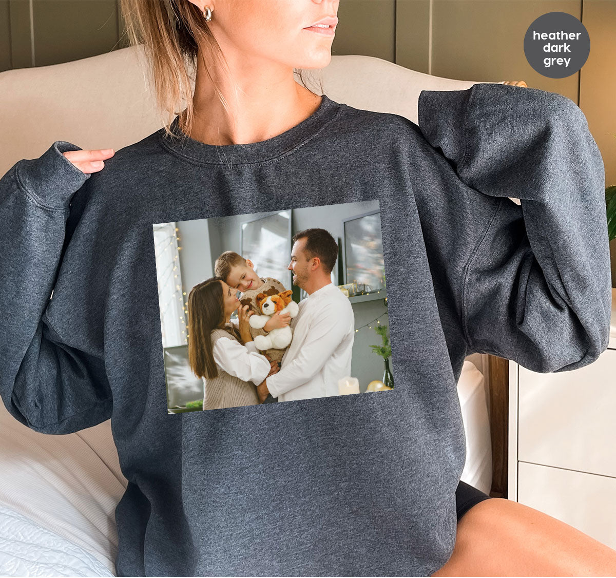 Custom Family T-Shirt, Customizable Photo Shirt, Baby Tee, product image 10