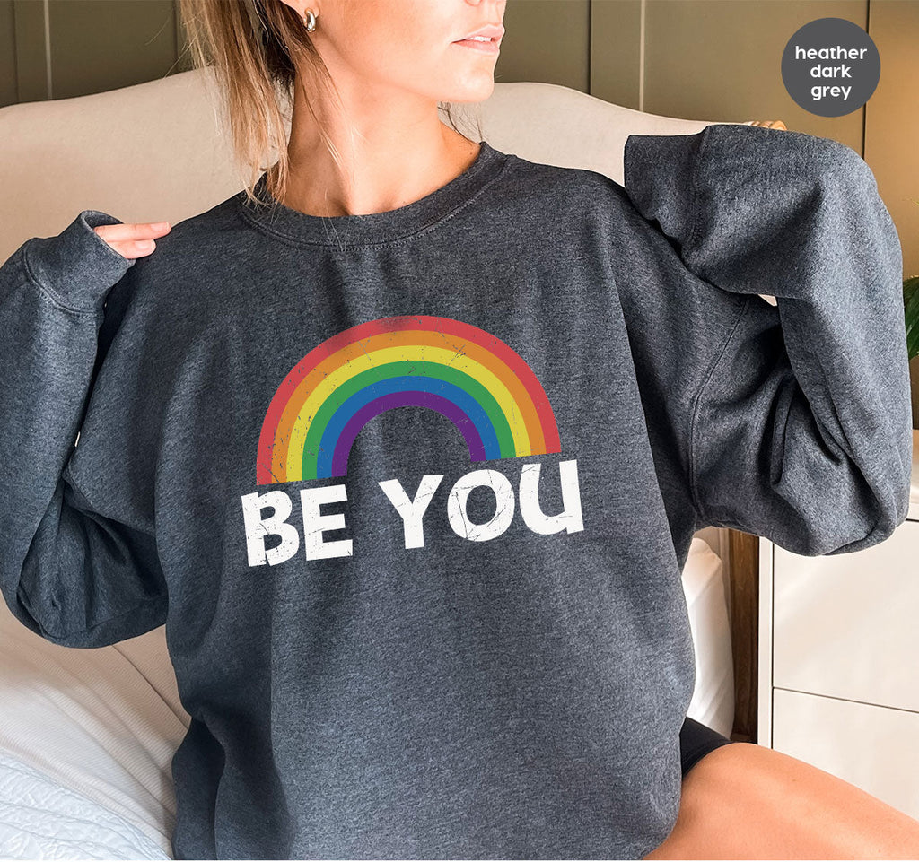 Rainbow T-Shirt, Be You Shirt, LGBT Pride product image 11