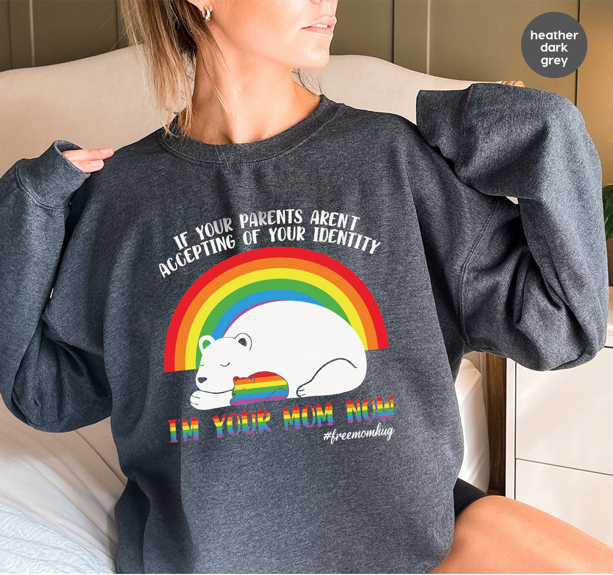 I'm Your Mom Now T-Shirt, Cute LGBT Glory Tee product image 17