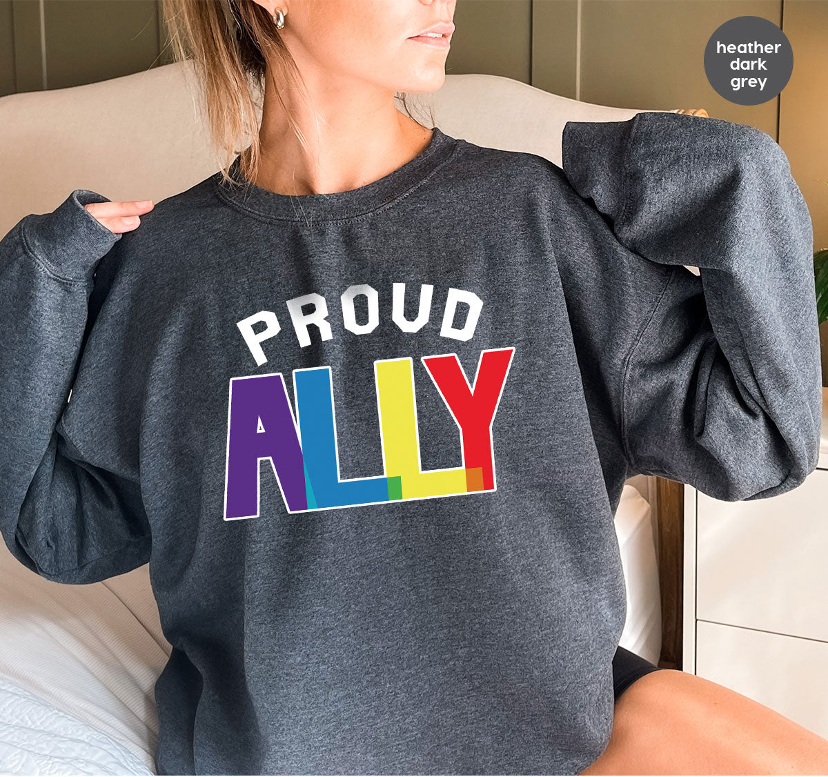 Proud Ally Shirt, LGBT T-Shirt, Tee product image 17
