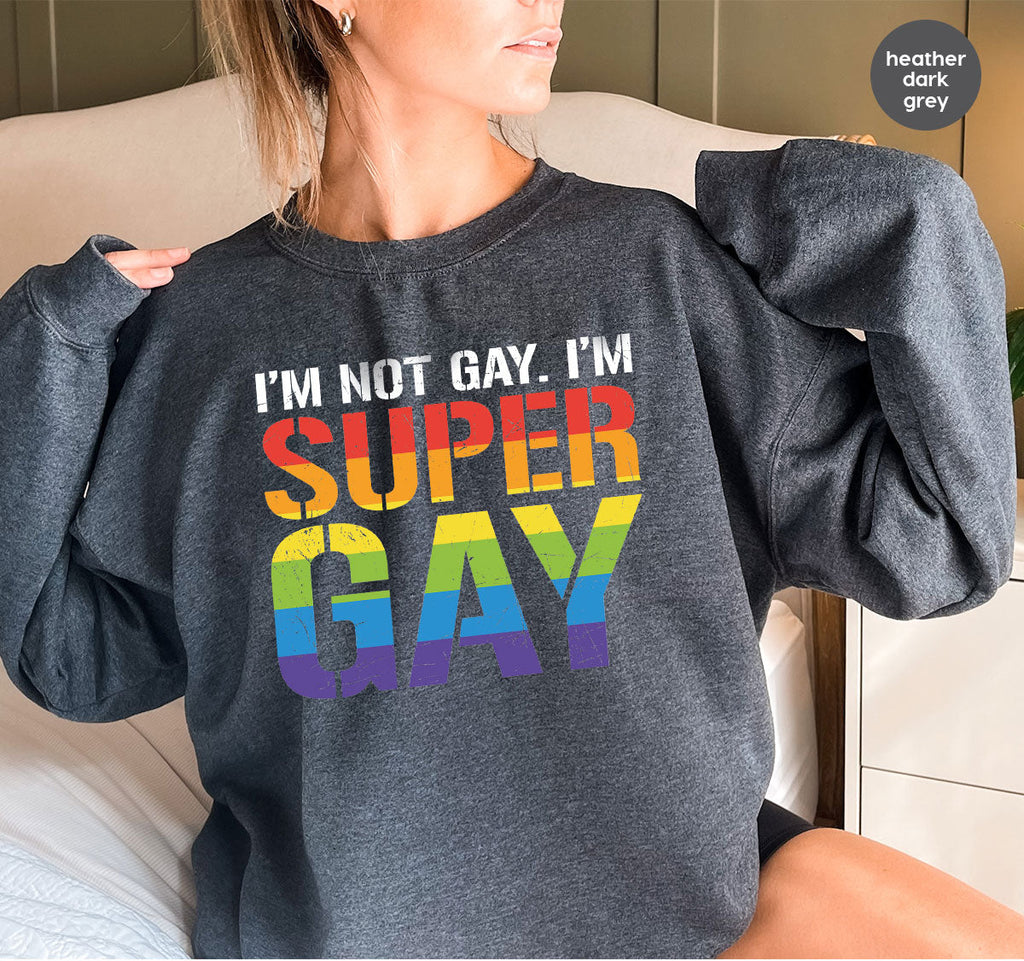 Super Gay Shirt, LGBT Power T-Shirt, Tee product image 11