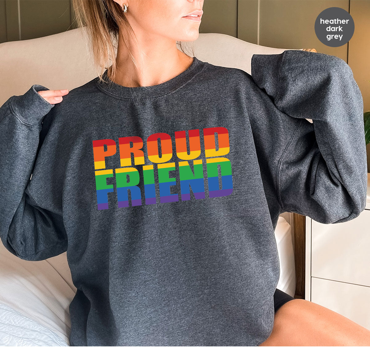LGBT Friendship Shirt, Proud Friend T-Shirt, Gift Tee product image 14