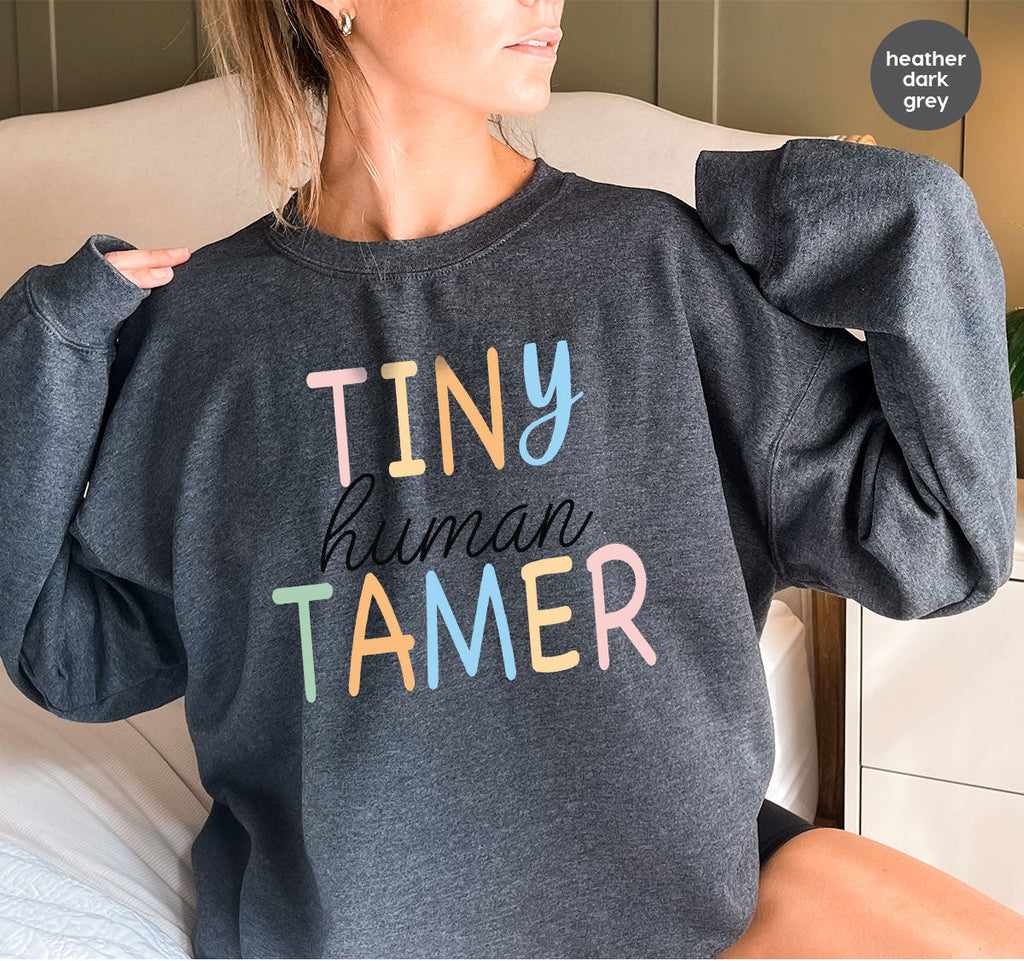 Teacher Shirt, Tiny Human Tamer, Kindergarten Preschool product image 87