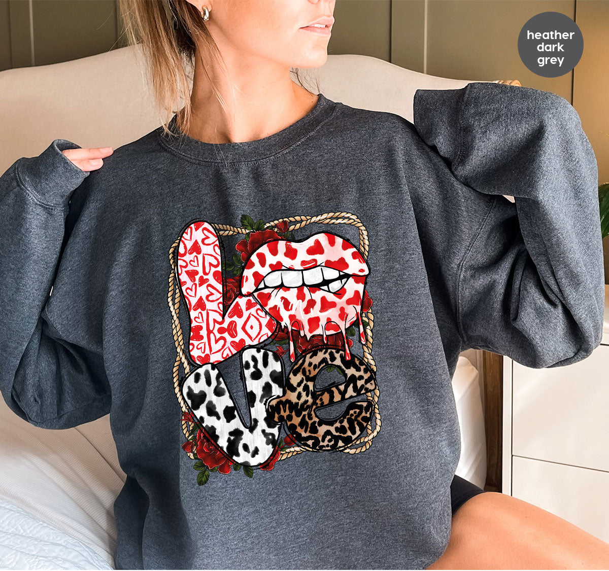 Love Shirt, Lovers Gift, Cool Valentine's Day T-Shirt product image 17