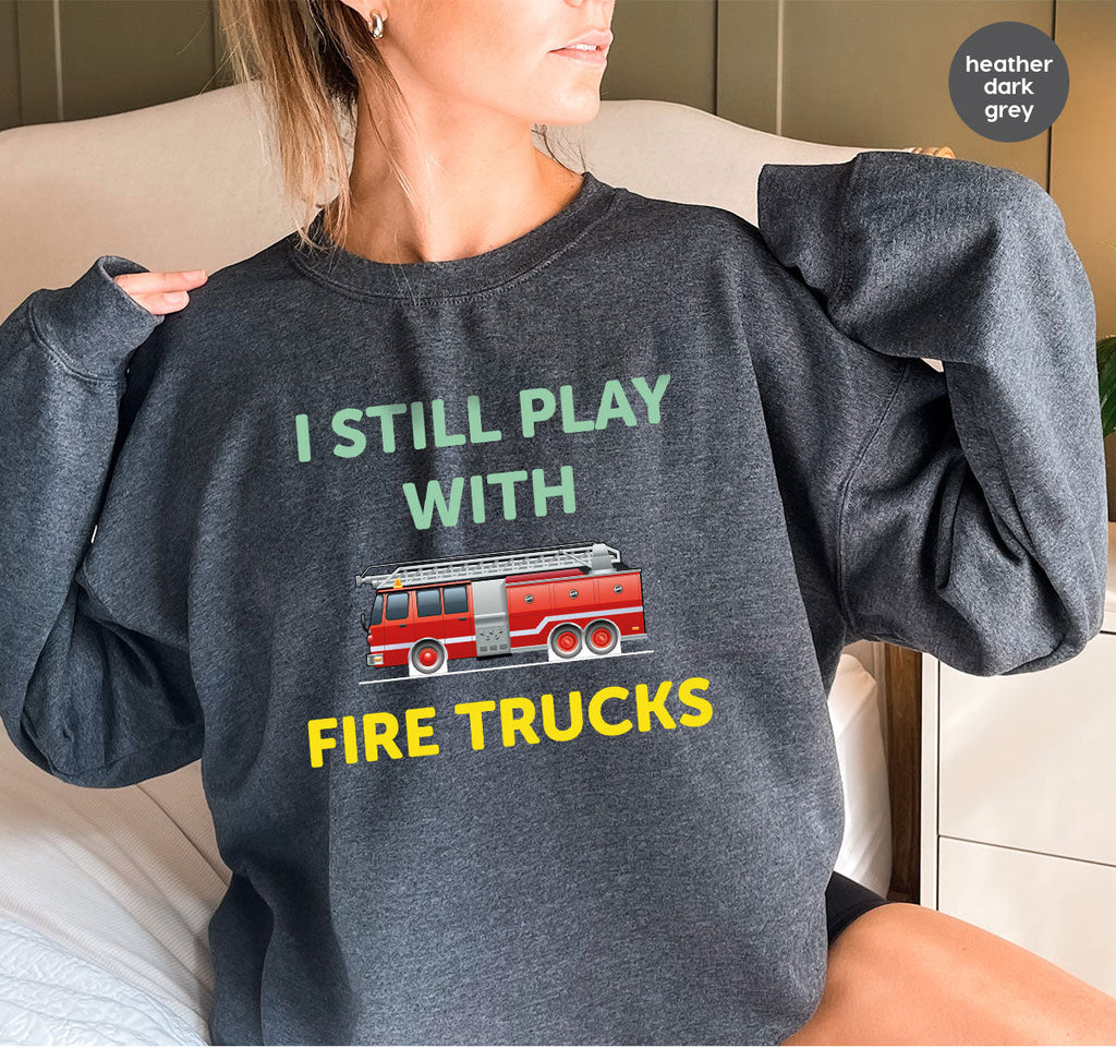Fire Truck Shirt, Funny Fighter T-Shirt, Fireman Tee product image 20