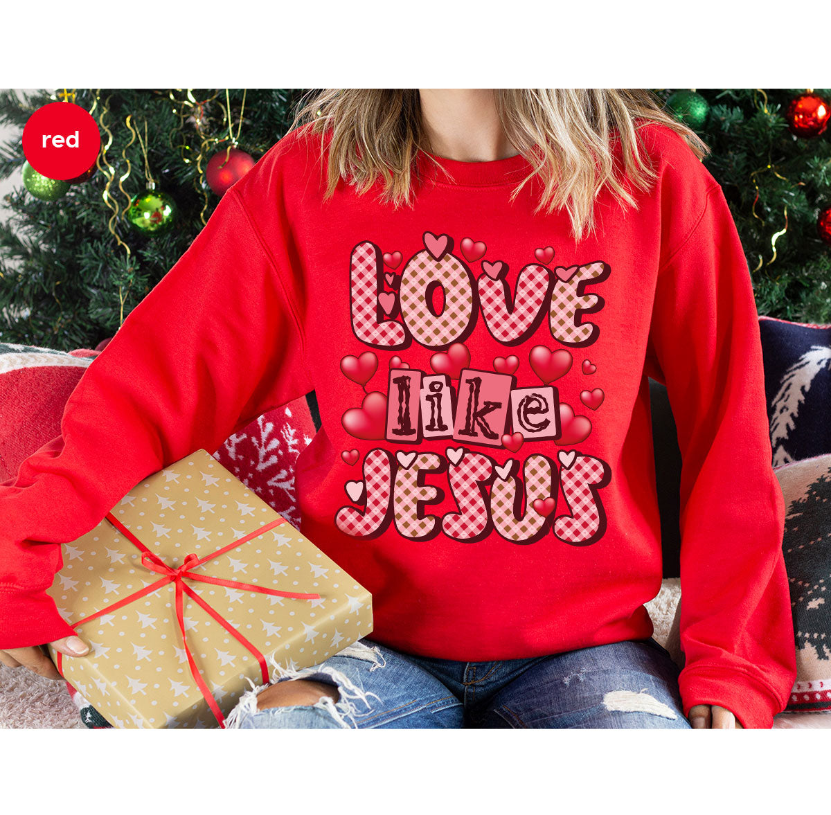 Love Like Jesus Shirt, Valentine's Day Best Gift for Lovers product image 18