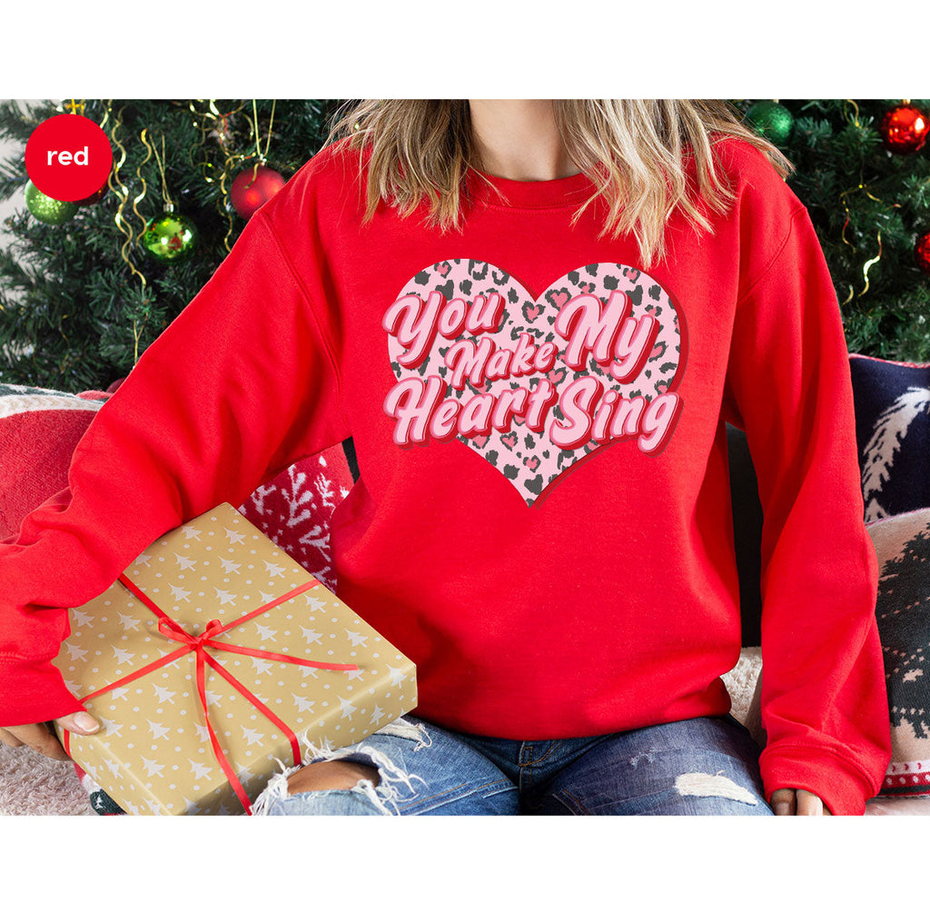 You Make My Heart Sing Shirt, Valentine's Day Romantic Gift product image 18