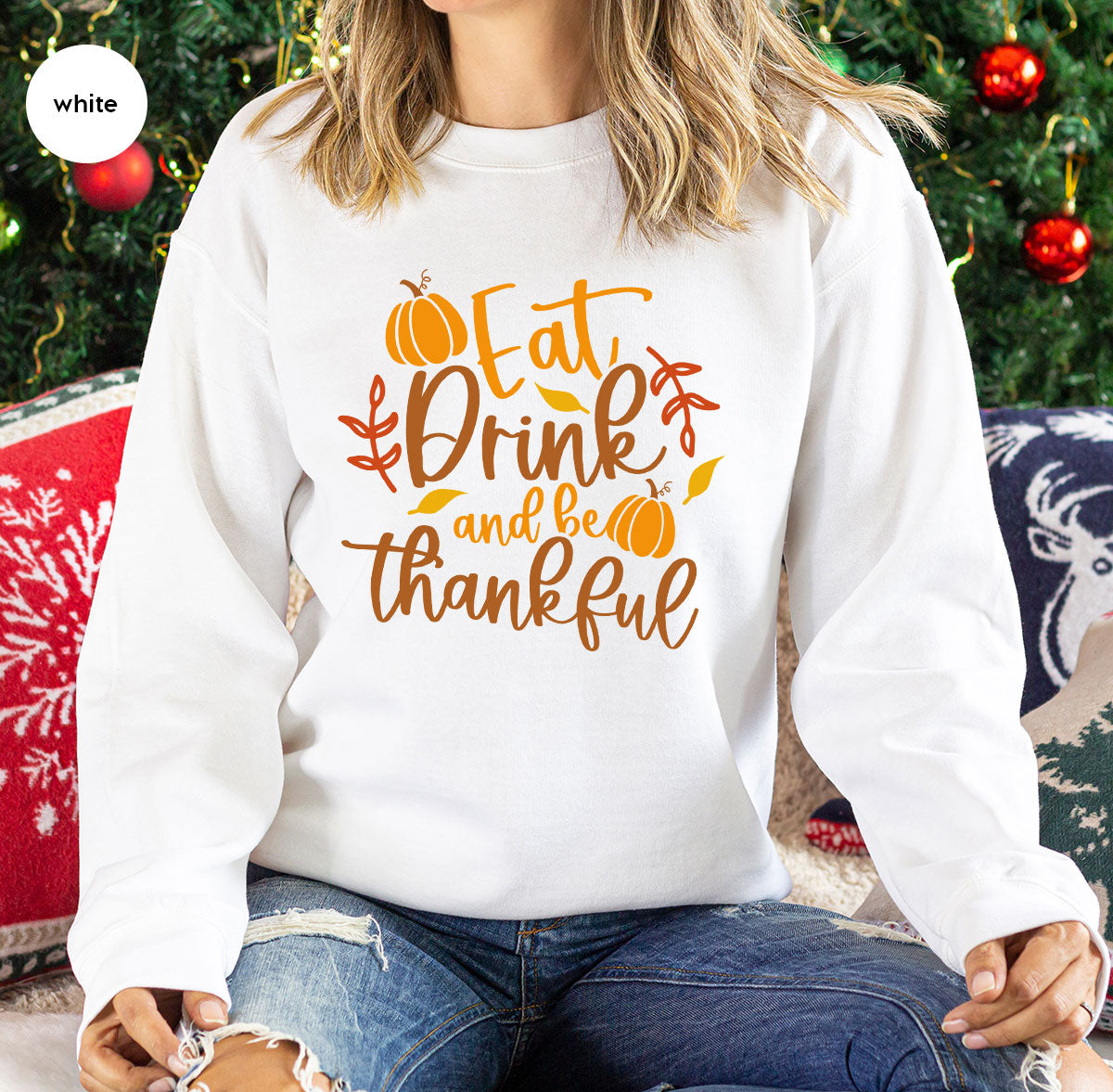 Cute Pumpkin T-Shirt, Fall Graphic Tees, Thankful Gifts product image 29