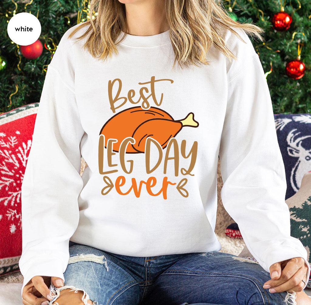 Funny Thanksgiving Shirts, Turkey Graphic Tees, Fall product image 8