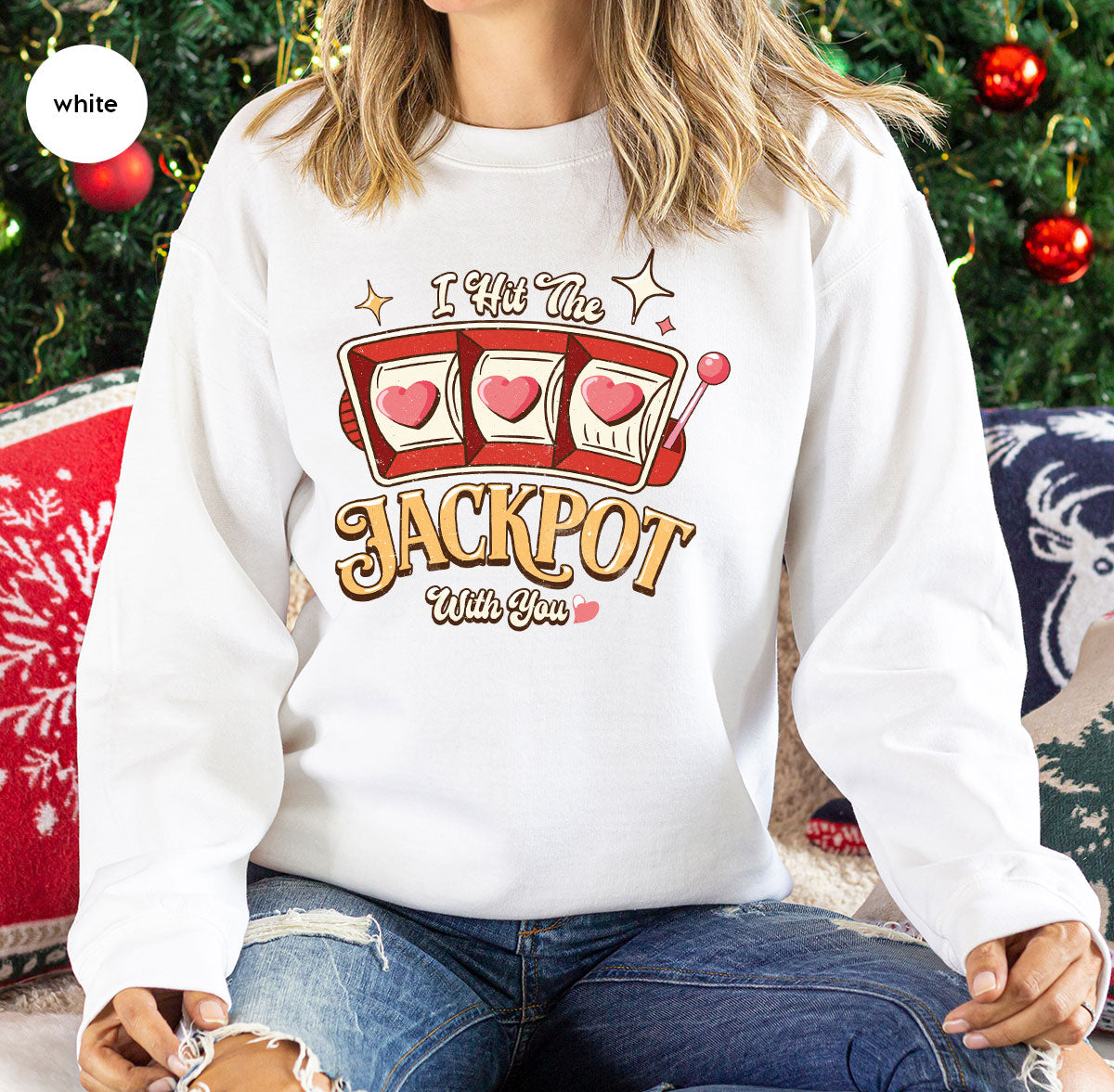I Hit The Jackpot With You Shirt, Romantic Valentine's Day product image 20