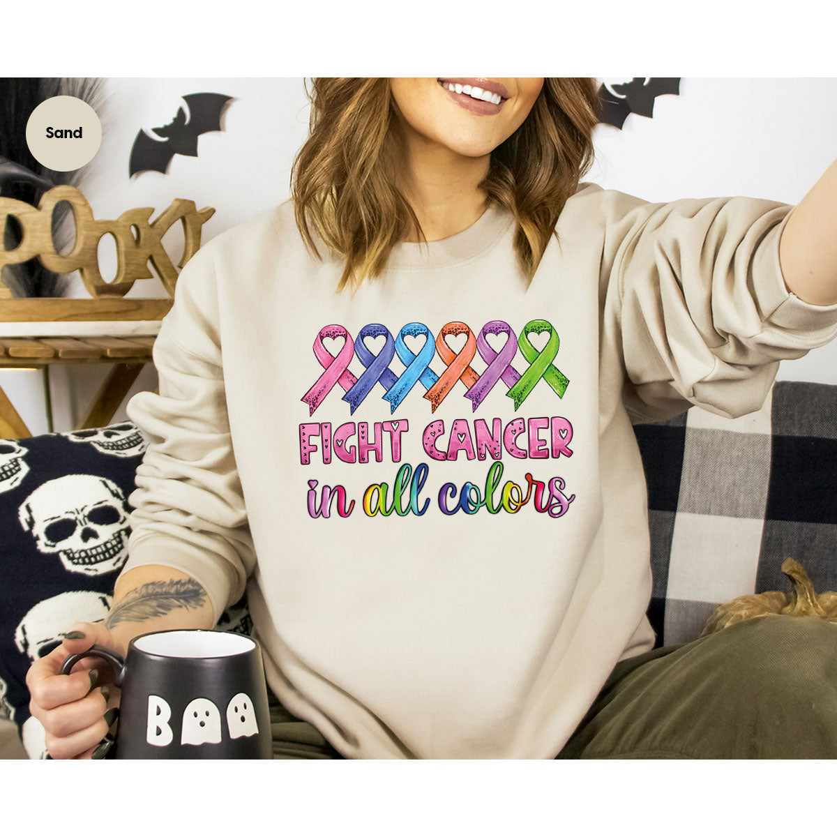 Lung Cancer Shirt, Family Support T-Shirt product image 17