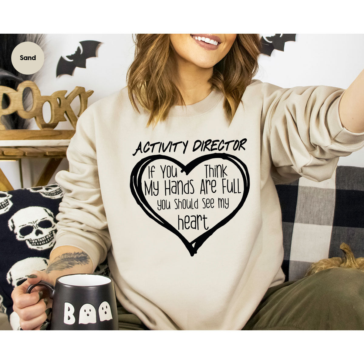 Activity Director Shirt, Love Heart Gift For Couples product image 6