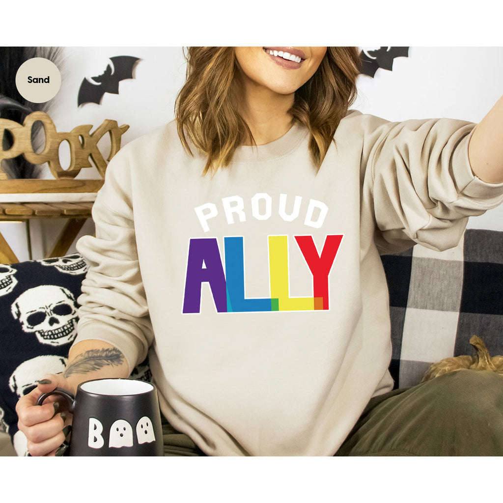 Proud Ally Shirt, LGBT T-Shirt, Tee product image 18