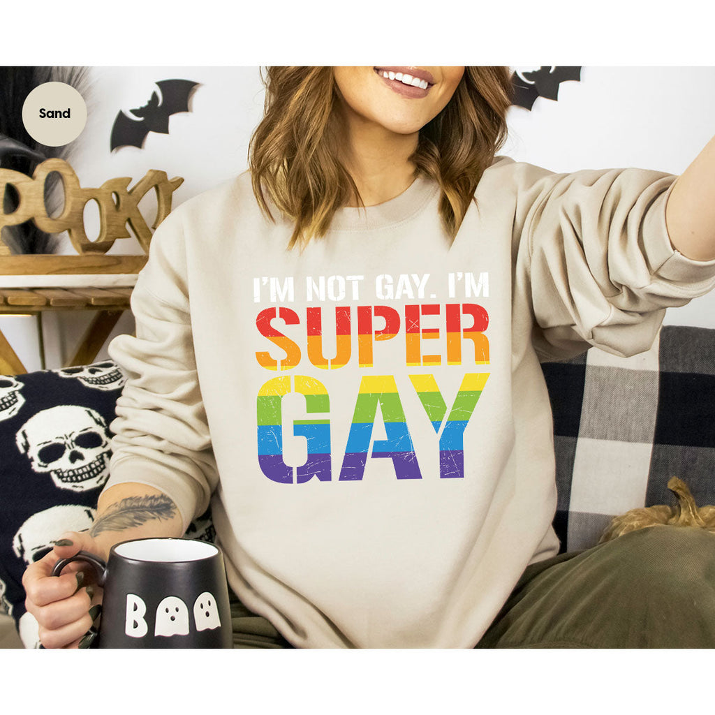 Super Gay Shirt, LGBT Power T-Shirt, Tee product image 12