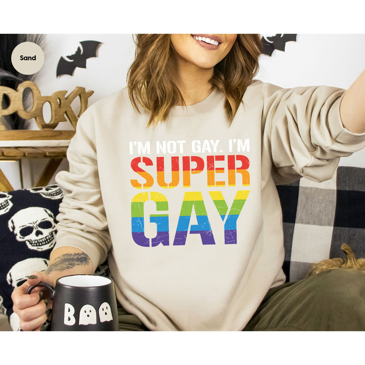 Super Gay Shirt, LGBT Power T-Shirt, Tee product image 12