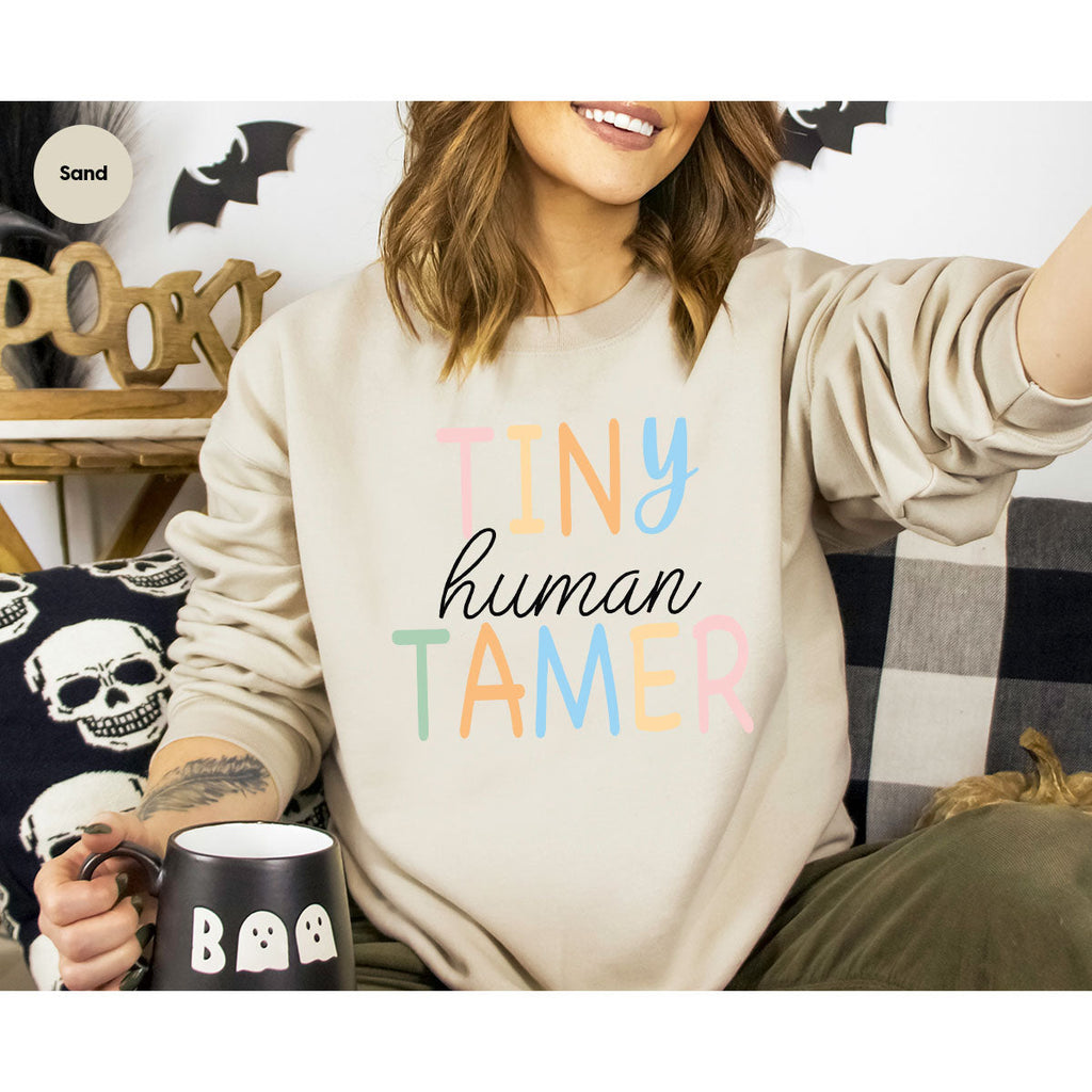 Teacher Shirt, Tiny Human Tamer, Kindergarten Preschool product image 88
