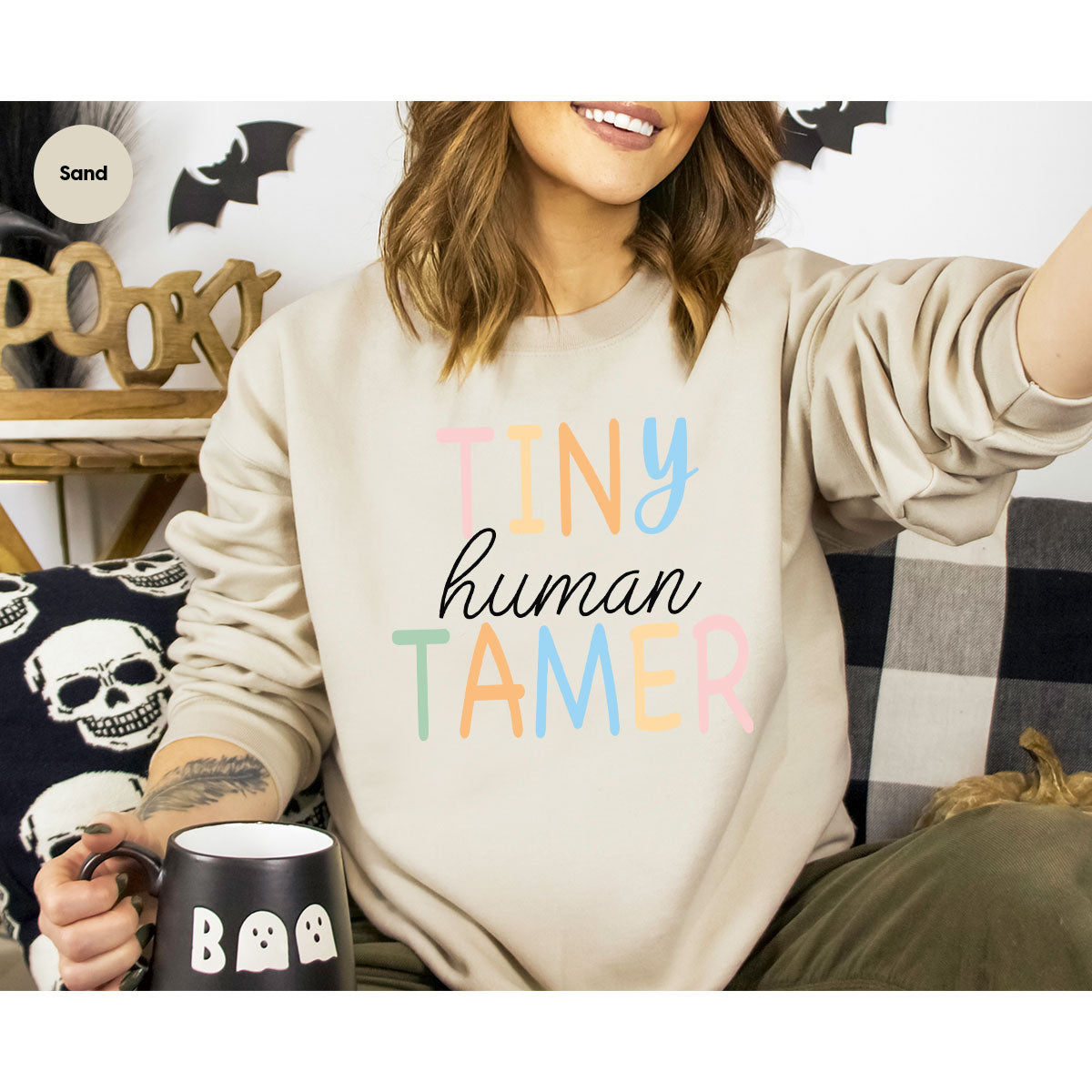 Teacher Shirt, Tiny Human Tamer, Kindergarten Preschool product image 88