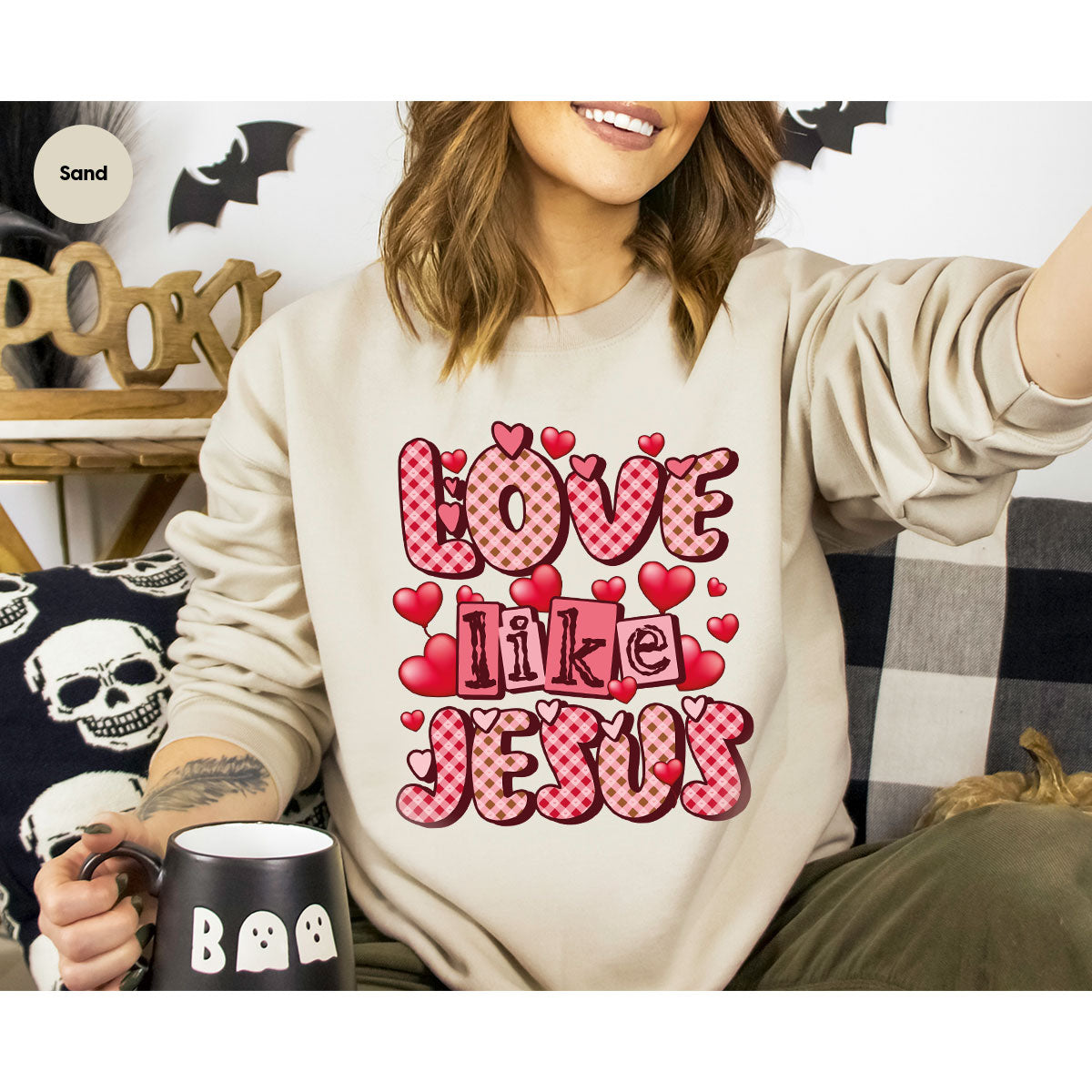 Love Like Jesus Shirt, Valentine's Day Best Gift for Lovers product image 19