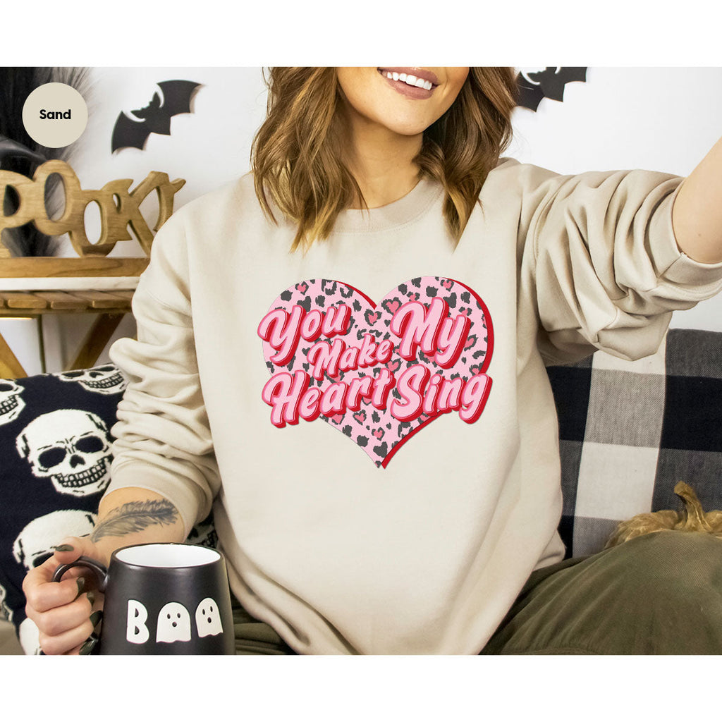 You Make My Heart Sing Shirt, Valentine's Day Romantic Gift product image 19