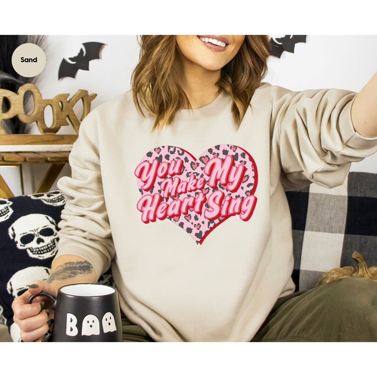 You Make My Heart Sing Shirt, Valentine's Day Romantic Gift product image 19